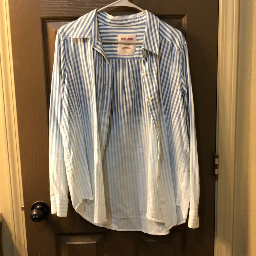 Button Down - Flannel Stripped Shirt